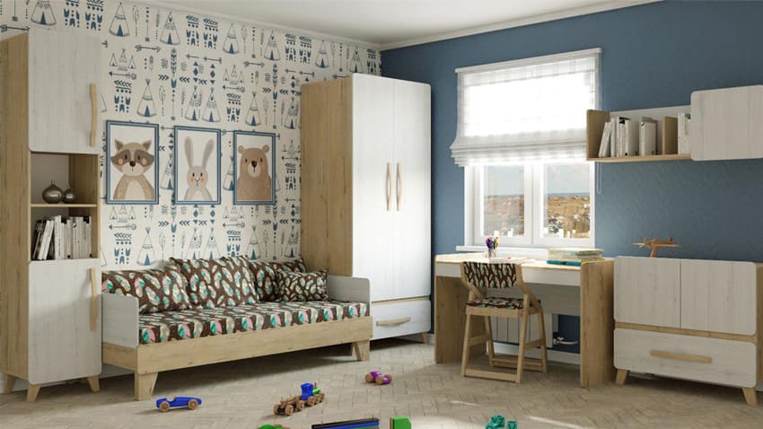 Дизайн детской комнаты для двоих детей школьников (38 фото) - красивые картинки и HD фото